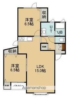 ノースライトⅢ【2階】の間取り